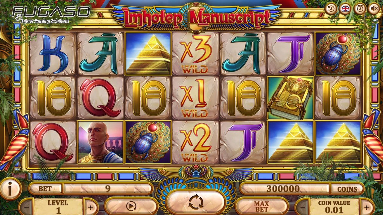 Unearth Hidden Wealth with Fugaso’s New Imhotep Manuscript Slot