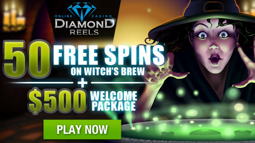 Feel the Magic With Diamond Reels $500 Welcome Bonus