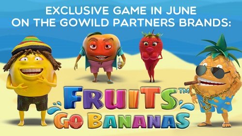 Fruits Go Bananas Slot Goes Exclusive With GoWild Casino