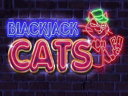 Blackjack Cats Game Logo