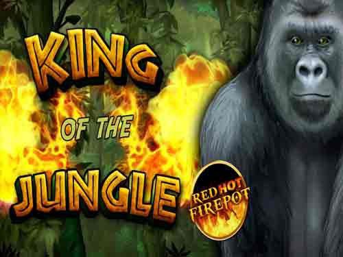 King of the Jungle Red Hot Firepot Game Logo