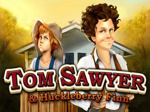 Tom Sawyer & Huckleberry Finn Game Logo