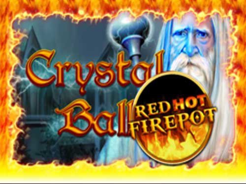 Crystal Ball Red Hot Firepot Game Logo