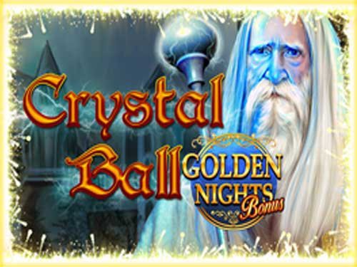 Crystal Ball Golden Nights Game Logo