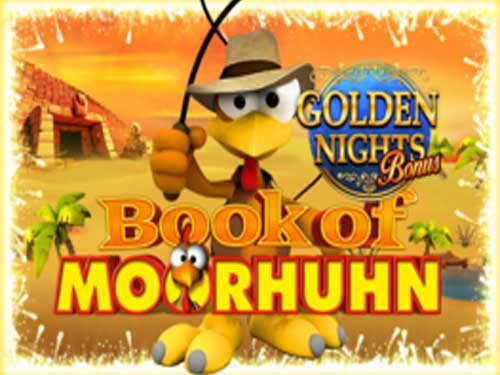 Book of Moorhuhn Golden Nights Game Logo