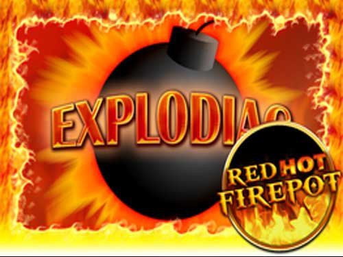 Explodiac Red Hot Firepot Game Logo