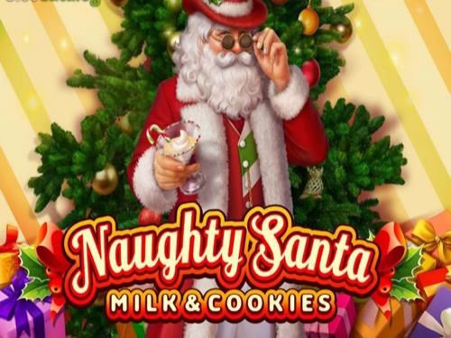 Naughty Santa Milk & Cookies Game Logo