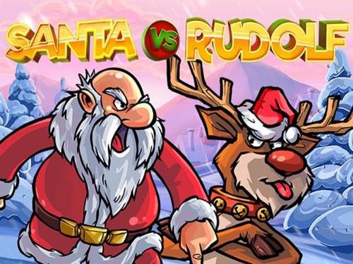 Santa Vs Rudolf Game Logo