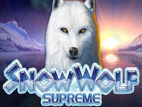 Snow Wolf Supreme Game Logo