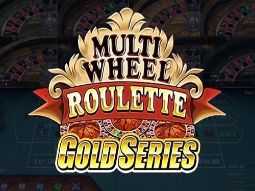 Multi Wheel Roulette Gold Series Game Logo