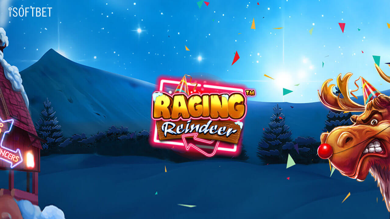 Roll the Reels with Rudolph on the Raging Reindeer Slot this Christmas!