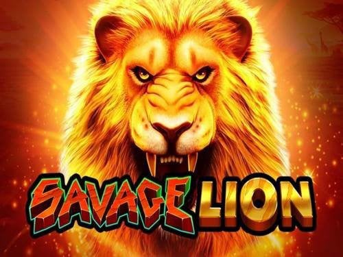 Savage Lion Game Logo