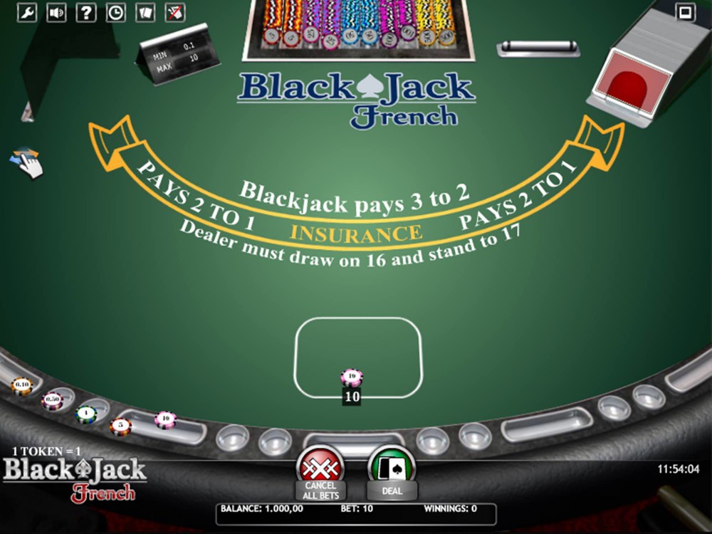 Blackjack French Game by iSoftBet screenshot