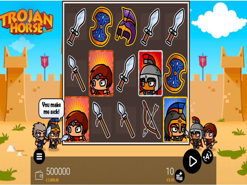 Trojan Horse Slot by Zeus Play screenshot