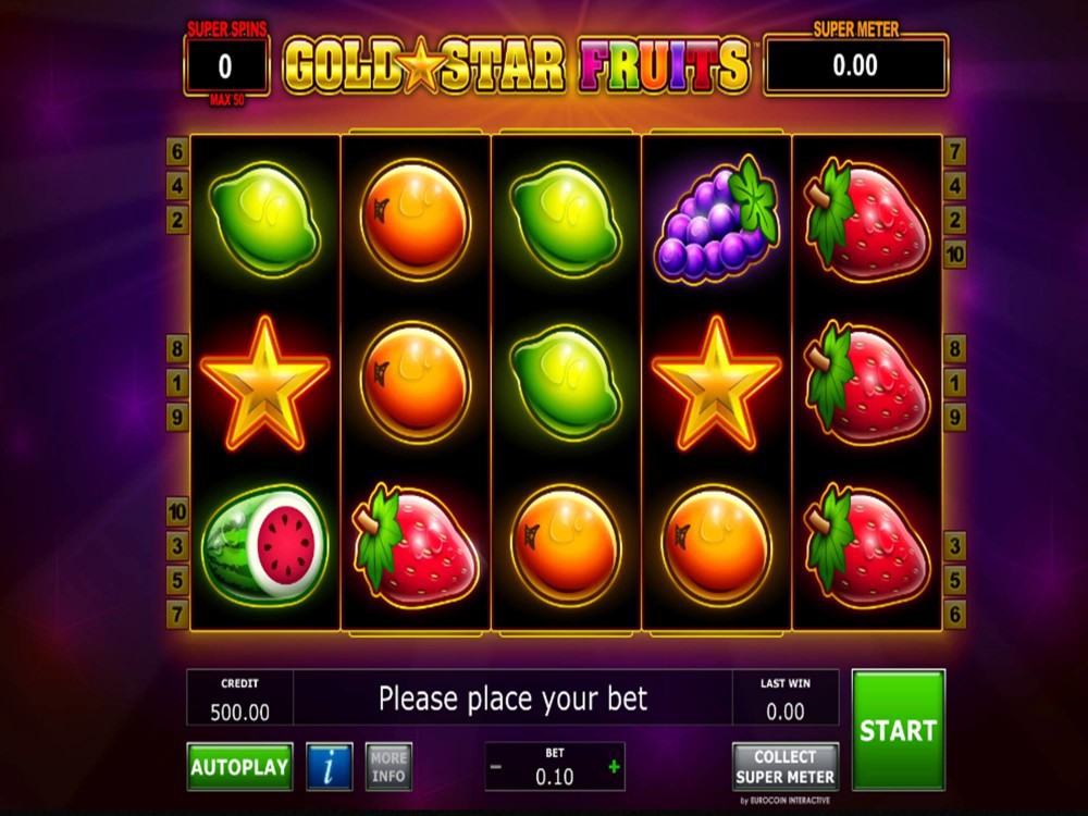 gold star fruits slot machines online real money