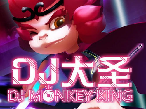 DJ Monkey King Game Logo
