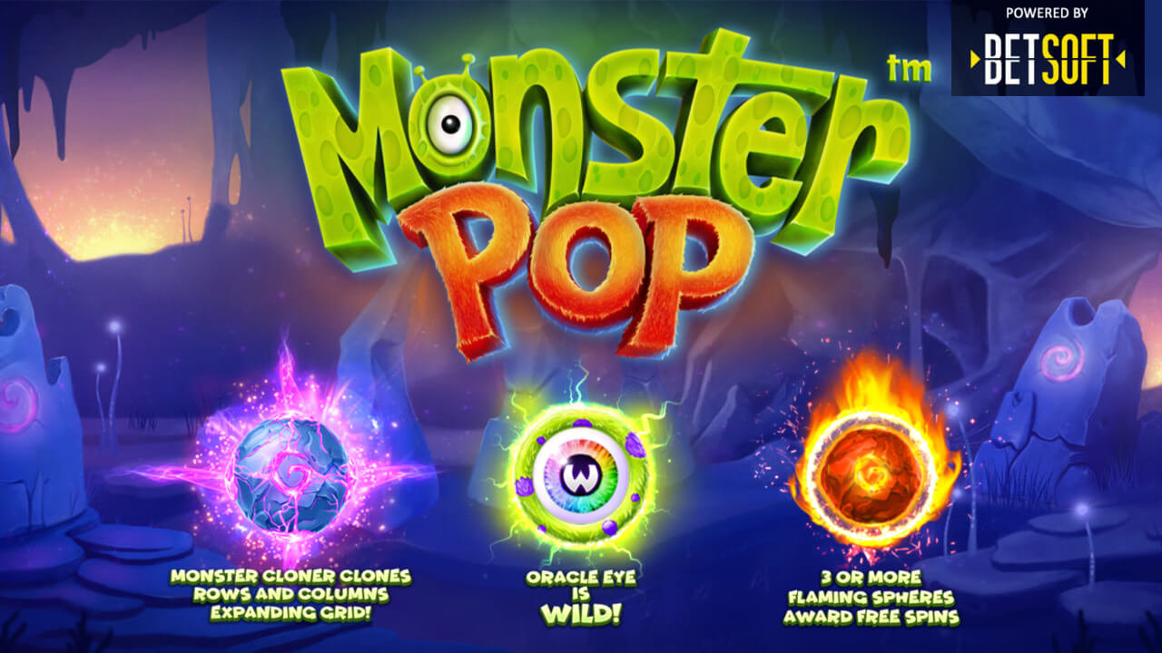 Enjoy an Immersive World of Monster Wins with Monster Pop Slot by Betsoft