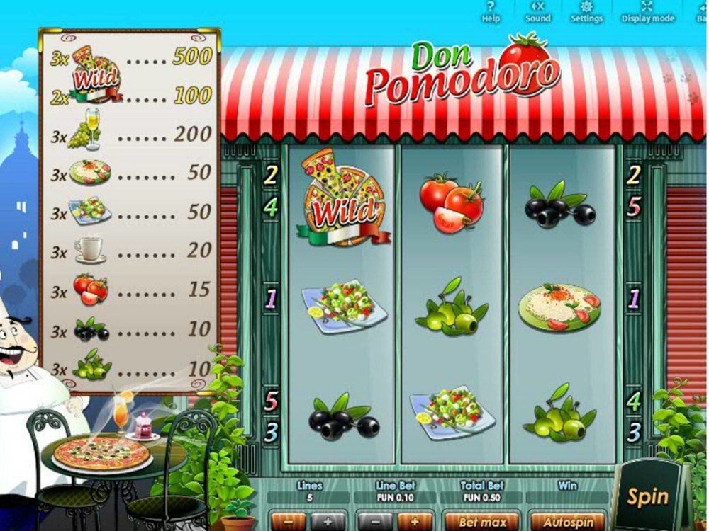 Don Pomodoro Slot Machine Review