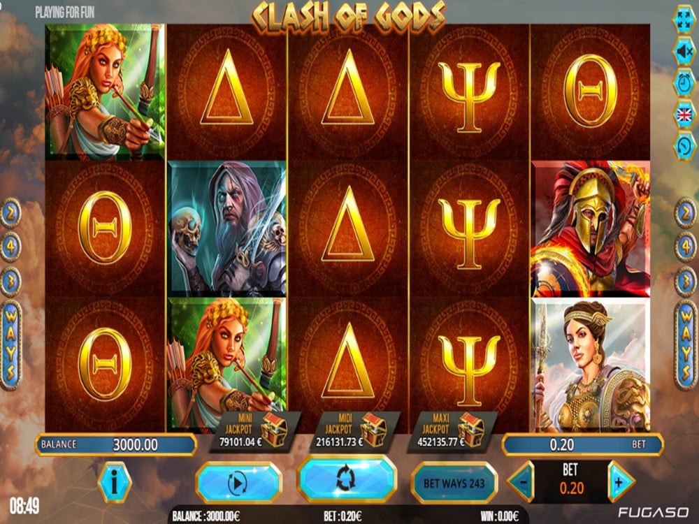 Clash Of Gods Game Screenshot