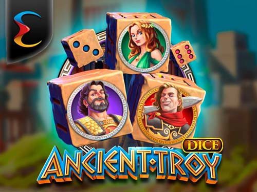Ancient Troy Dice Game Logo