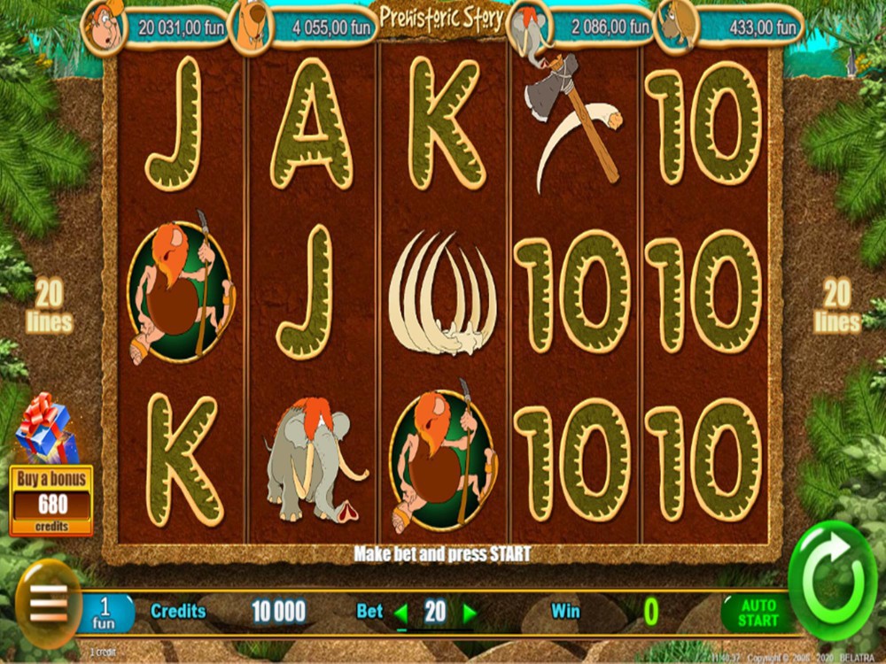 Prehistoric Story Game Screenshot