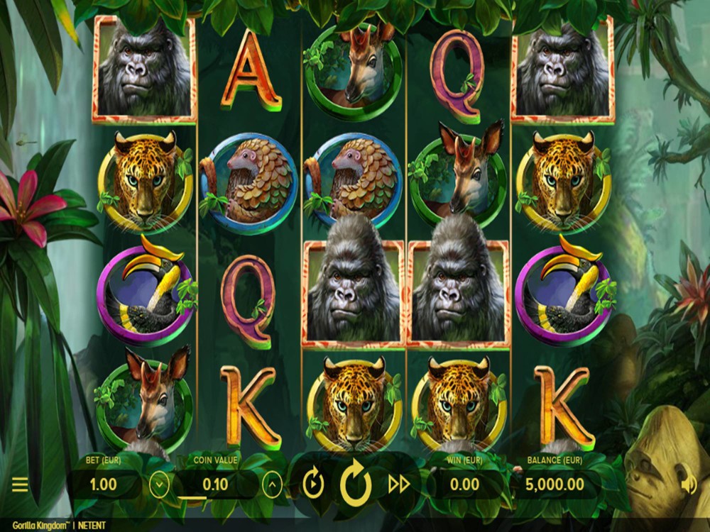 Gorilla Kingdom Slot by NetEnt screenshot