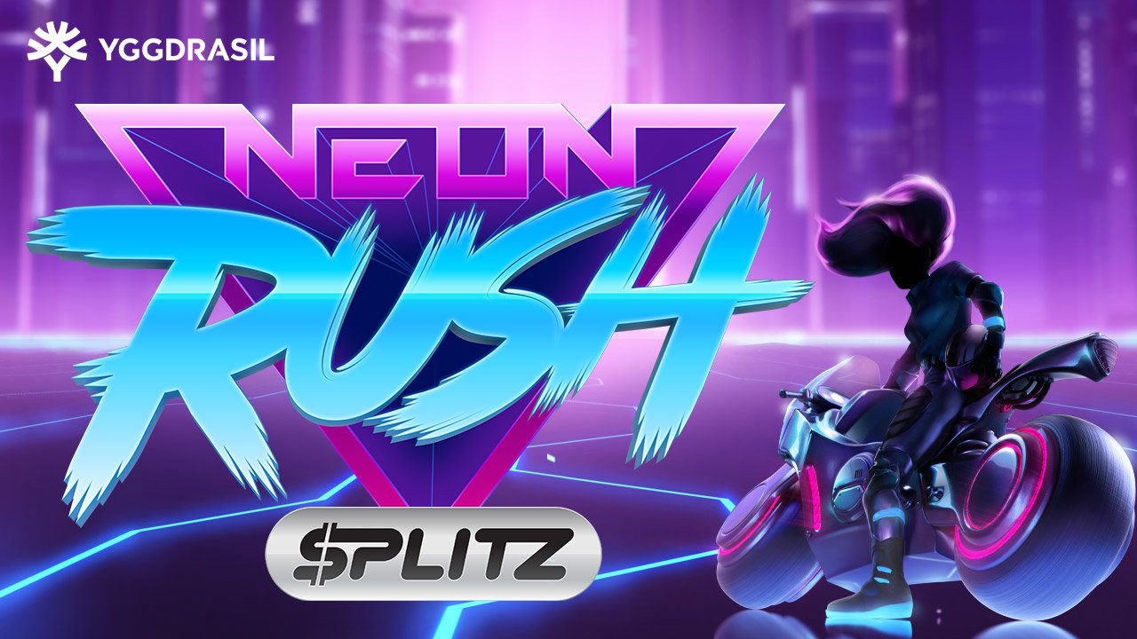 Zoom into the Future with Neon Rush Splitz from Yggdrasil