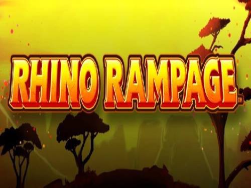 Rhino Rampage Lightning Spins Game Logo