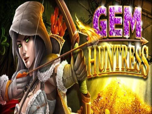 Gem Huntress Game Logo