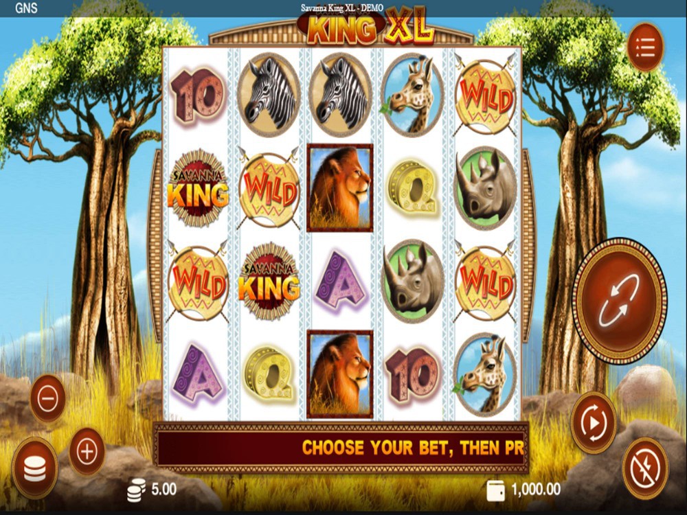 Video slot Savanna Moon