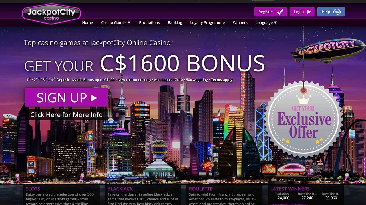 Jackpotcity Casino Site