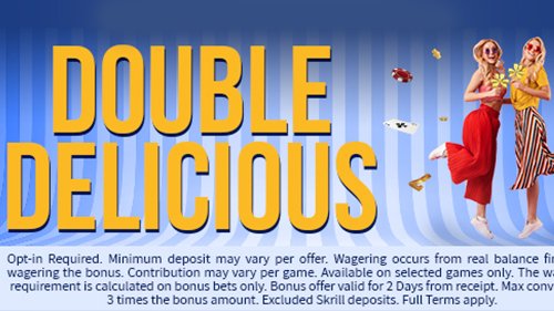 The Double Delicious Promo is Live at Vegas Casino