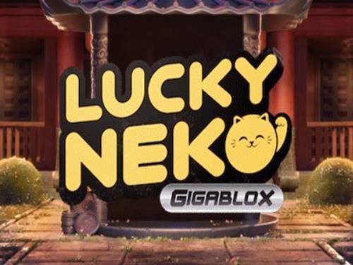 Lucky Neko Gigablox Game Logo
