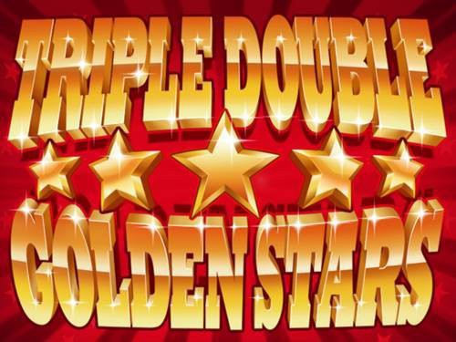 Triple Double Golden Stars Game Logo