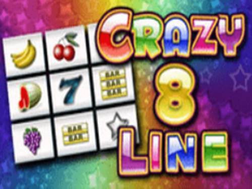 Crazy 8 Line Game Logo