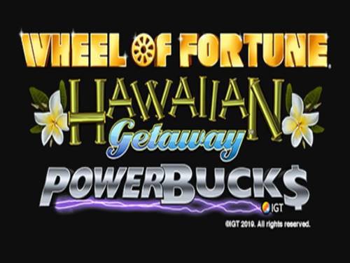 Wheel Of Fortune Hawaiian Getaway Powerbucks Game Logo