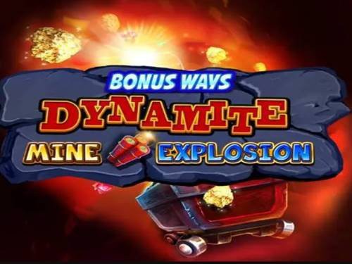 Dynamite Mine Explosion Game Logo