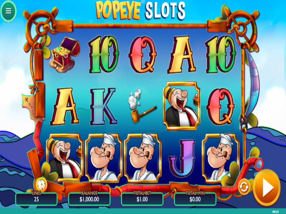 Popeye Slots Game Screenshot