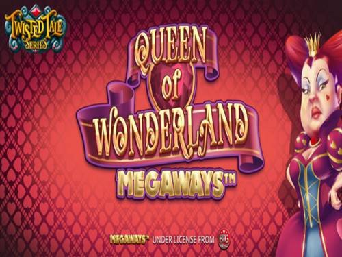 Queen Of Wonderland Megaways Game Logo