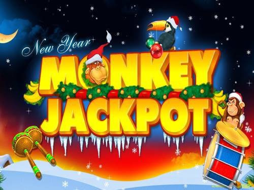 New Year Monkey Jackpot Game Logo