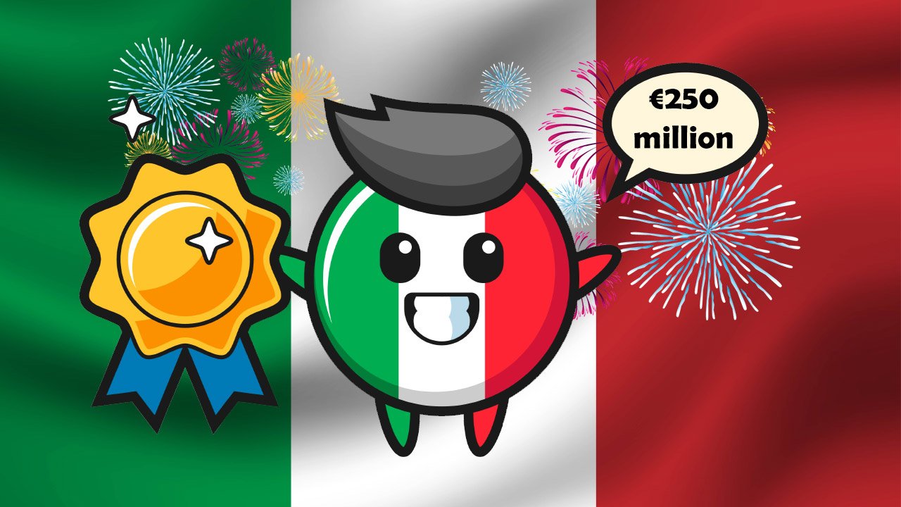 Italian Regulated Gambling Hits Quarter-Billion Euro Milestone