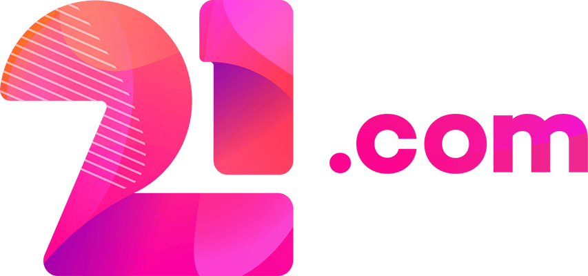 21.com Slots Logo
