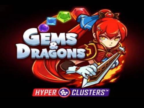 Gems & Dragons Hyper Clusters Game Logo