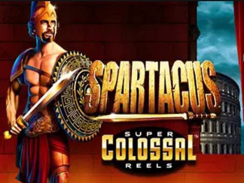 Spartacus Super Colossal Reels Game Logo