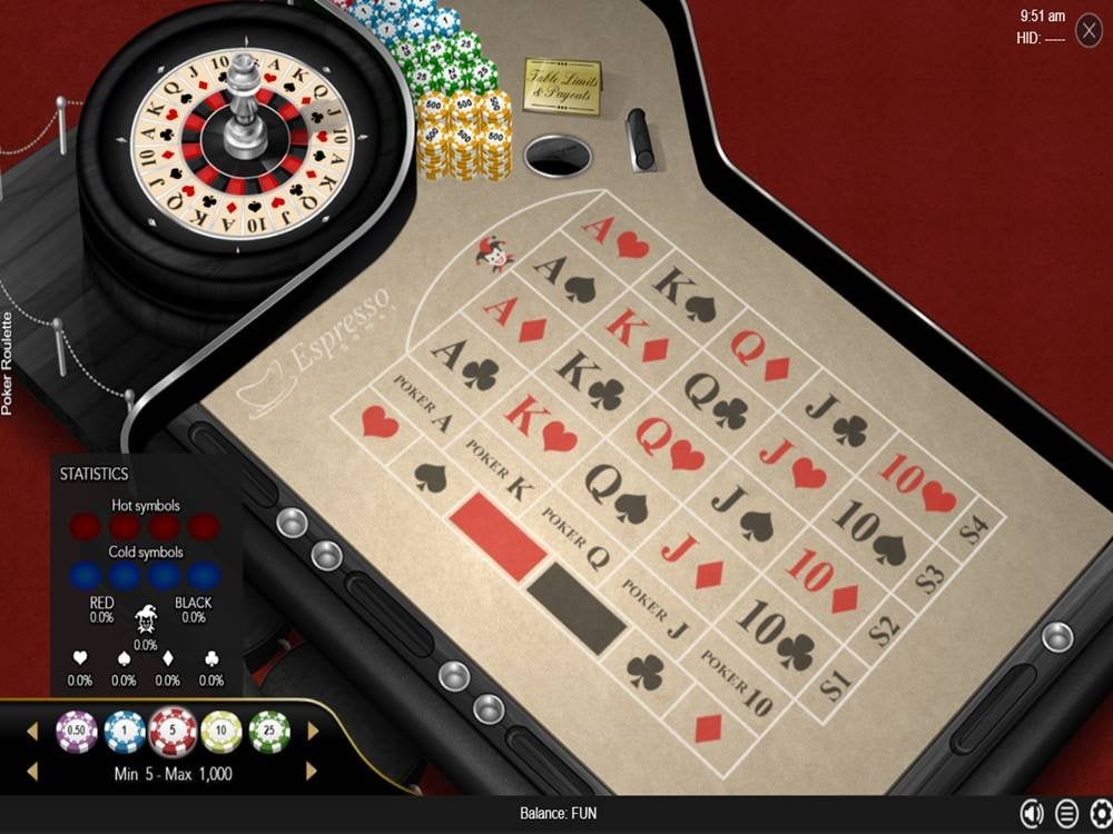 Poker Roulette by Espresso Games screenshot