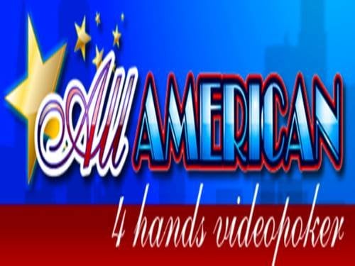 All American 4 Hands Video Poker Game Logo