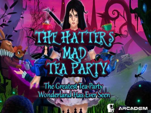 The Hatter's Mad Tea Party Game Logo