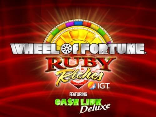 Wheel Of Fortune Ruby Riches Game Logo