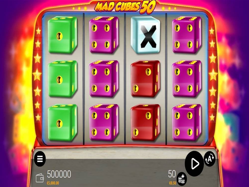 Mad Cubes 50 Slot by Zeus Play screenshot