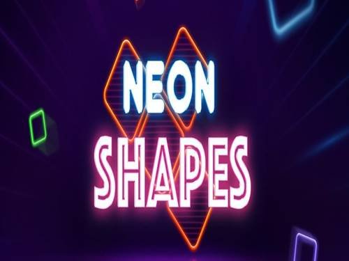 Neon Shapes Game Logo